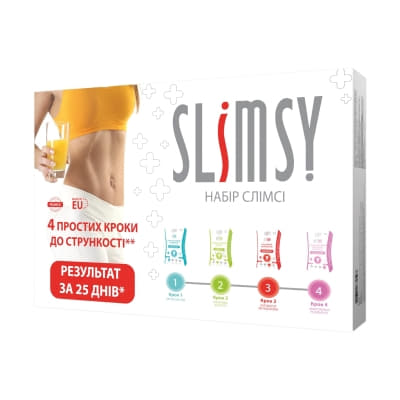 Набiр Слiмсi (ДД: Детокс стік №10,Контрол фуд Жув.цук.№21,Фет Бьорн стік.№ 21, Боді Шейп стік №21)