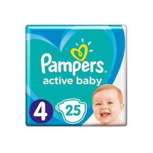 Підгузки Pampers Active baby Maxi 9-14 кг №25