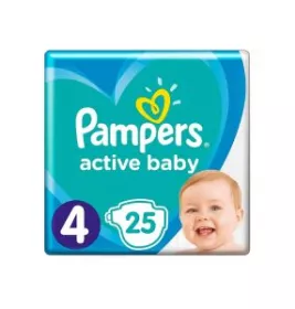 Підгузки Pampers Active baby Maxi 9-14 кг №25