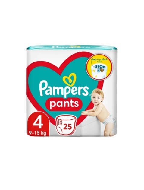 *Подгузники-трусики Pampers Pants Maxi 9-15 кг №25