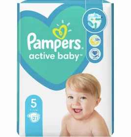 *Подгузники Pampers Active baby Junior 11-16 кг №21