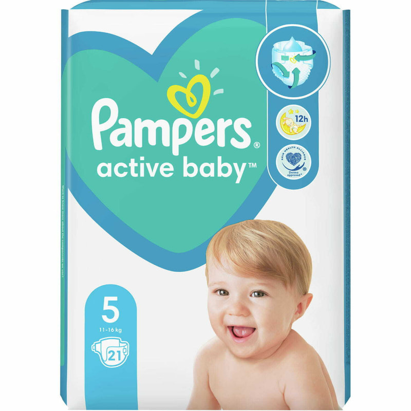 Підгузки Pampers Active baby Junior 11-16 кг №21