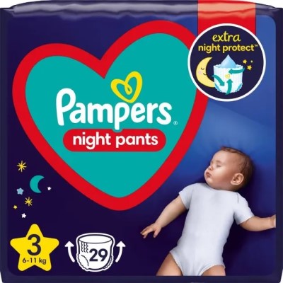 Підгузки-трусики Pampers Pants Нічні Midi 3 (6-11 кг) №29