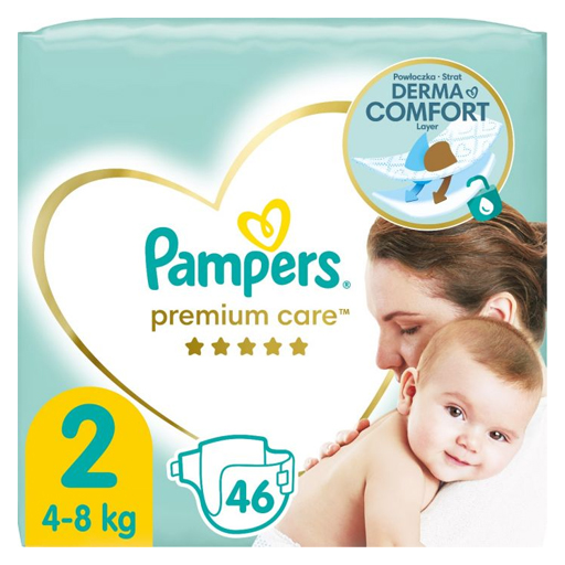 Подгузники Pampers Premium Care Mini 4-8 кг №46 Подгузники Pampers Premium Care Mini 4-8 кг №46