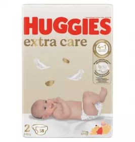 Подгузники Хаггис Extra Care 2 №1 (58шт.)