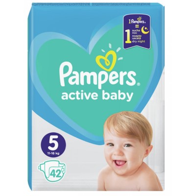 *Підгузники Pampers Active Baby Junior 11-16 кг 42шт. №1