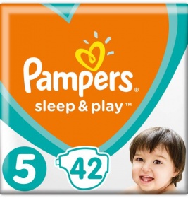 *Підгузники Pampers Sleep&Play Junior 11-16 кг 42шт. №1