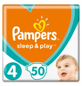 *Подгузники Pampers Sleep&Play Maxi 9-14 кг 50шт. №1