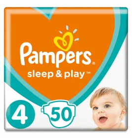 *Підгузники Pampers Sleep&Play Maxi 9-14 кг (50) №1