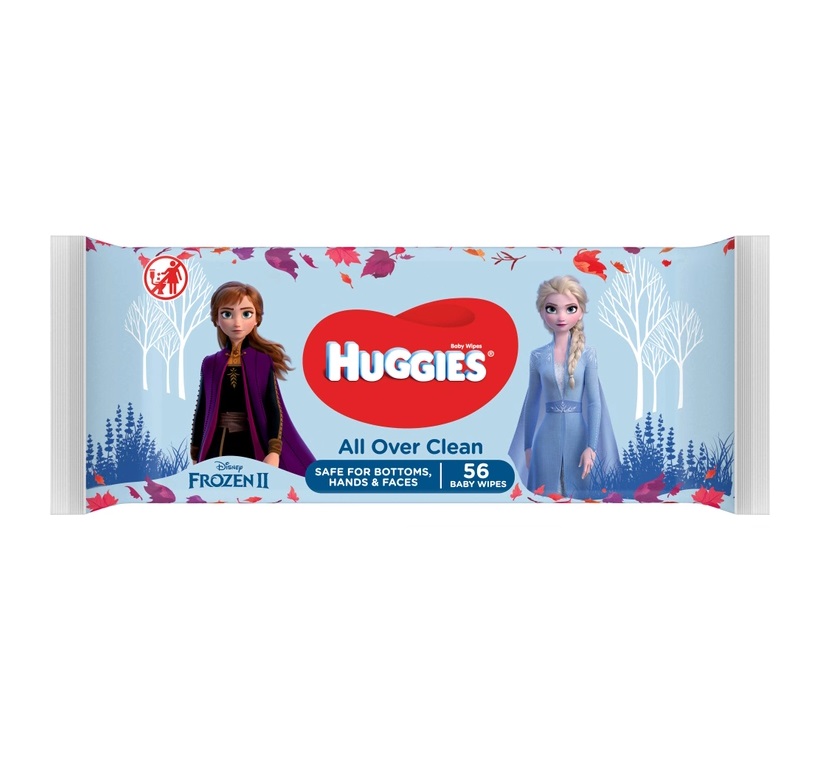 *Вологі серветки Huggies BW AOC Frozen №56