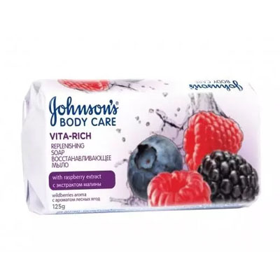 *Мыло Jonsons Body Care Vita Rich Восстанавливающее с экстрактом малины 90 г *Мыло Jonsons Body Care Vita Rich Восстанавливающее с экстрактом малины 90 г