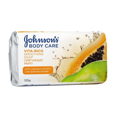 *Мыло Jonsons Vita Rich Смягчающее с экстрактом папайи 90 г *Мыло Jonsons Vita Rich Смягчающее с экстрактом папайи 90 г