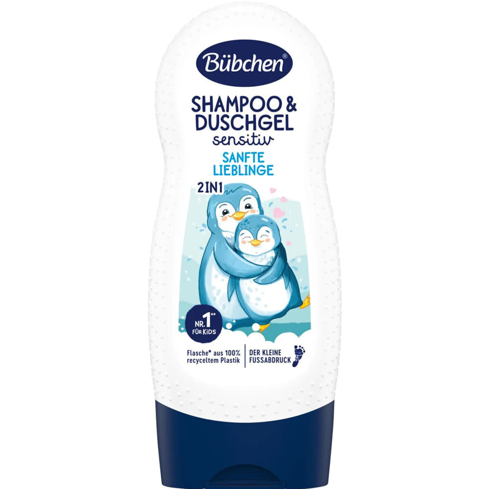 *Шампунь-гель д/душу Bubchen Ласкавий та Ніжний 230мл