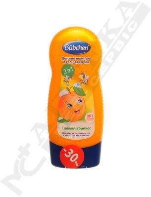 *Шампунь Bubchen Kids Абрикос 230мл *Шампунь Bubchen Kids Абрикос 230мл