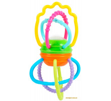 *Брязкальце-прорізувач Kids II Кольорові спіральки