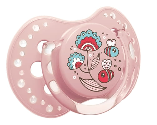 *Канпол Пустышка (22/841) сил. динам. 0-3 мес girl Lovi Folky 2 шт