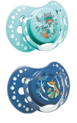 *Канпол Пустышка (22/842) сил. динам. 3-6 мес boy Lovi Folky 2 шт