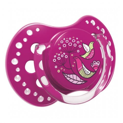 *Канпол Пустышка (22/842) сил. динам. 3-6 мес girl Lovi Folky 2 шт