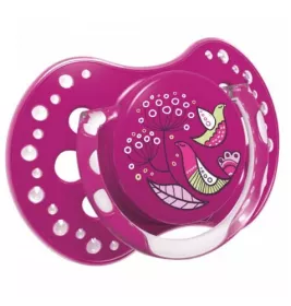 *Канпол Пустышка (22/842) сил. динам. 3-6 мес girl Lovi Folky 2 шт