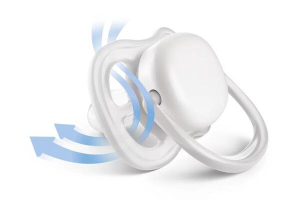 *Пустушка Avent 245/20 дівчинка 0-6 міс 2шт