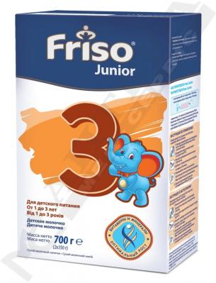Сухий молочний напій Friso 3 Юниор від 1 до 3 років 700г (2х350г)