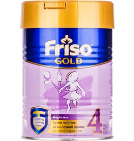 *Сухой молочный напиток Friso 4 Gold (от 3-х лет) 400 г