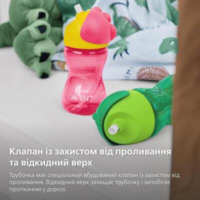 *Чашка Avent 798/01 с трубочкой 12+ мес 300мл
