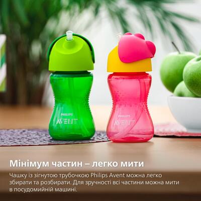 *Чашка Avent 798/01 с трубочкой 12+ мес 300мл