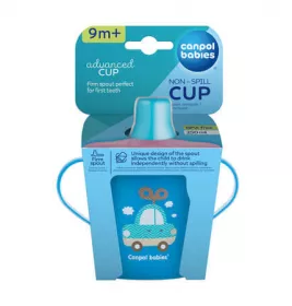 *Канпол  Кружка (31/200) непроливайка Toys 250 мл син.