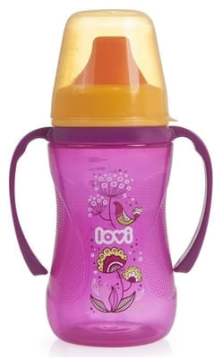 *Канпол Кружка (35/330)  непроливайка с тверд. насад. 12+ 250мл сирень