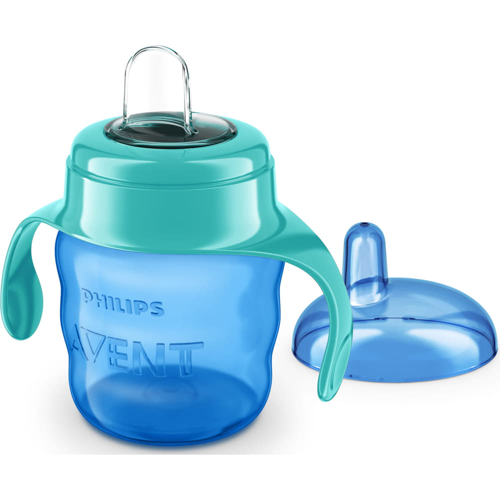 *Чашка Avent 551/05 непроливайка з носиком хлопчик 6+ міс 200мл