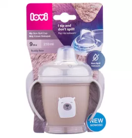 LOVI кружка непроливайка 210мл Buddy bear 35/349