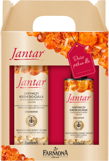 Набір Farmona Янтар (крем для тіла 200мл+крем для рук 100мл)