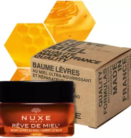 *Бальзам NUXE Медова мрія для губ Захист бджіл 15г