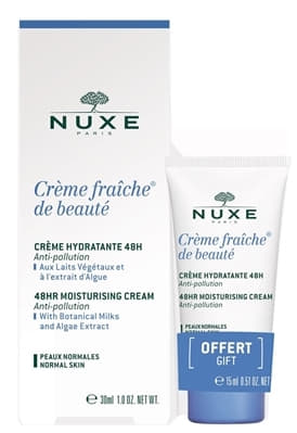 *Набір NUXE Creme Fraiche Крем зволожуючий 30мл+15мл