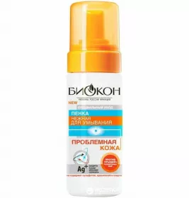 *Пінка Біокон Проблемна шкіра ніжна для вмивання 150мл
