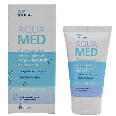*Эльфа Aqua Med Интенсив. увл. крем SPF15 40мл