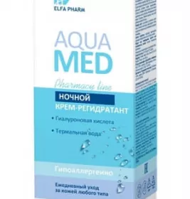*Эльфа Aqua Med Ночной крем-регидратант 40мл