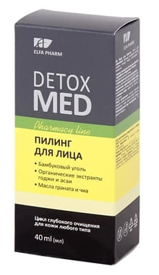 *Эльфа Detox Med Пилинг д/лица 40 мл *Эльфа Detox Med Пилинг д/лица 40 мл