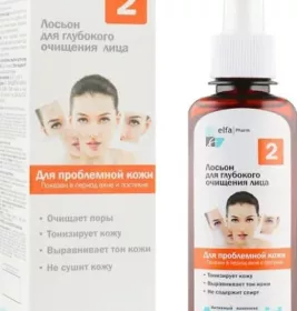 *Лосьон Эльфа Acnacid для глубокого очищения лица 150мл