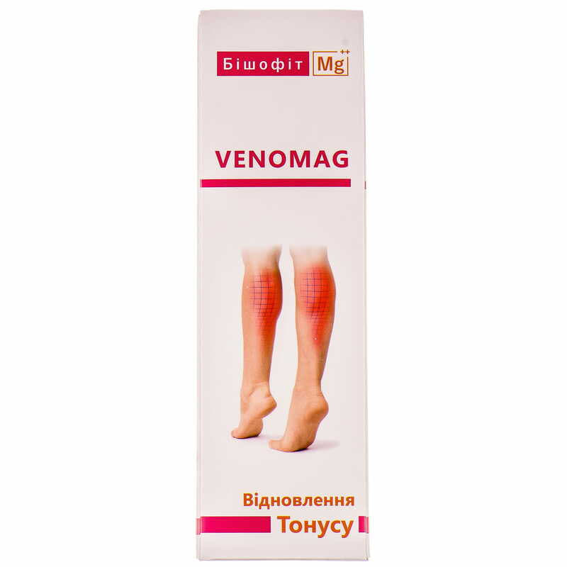 *Бішофіт Полтавський Веновазин Mg ++, Екобіз (Полтава, Україна), 100мл