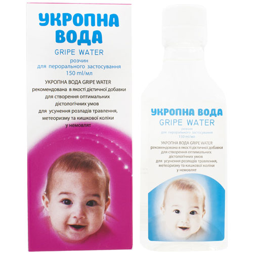 Укропна вода, розчин для перорального застосування 150мл