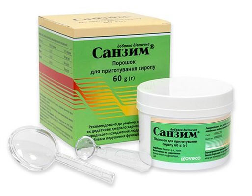 *Санзим пор.д/приг.сиропу 60г
