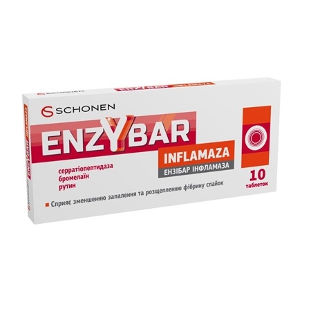 Ензібар Інфламаза табл. №10