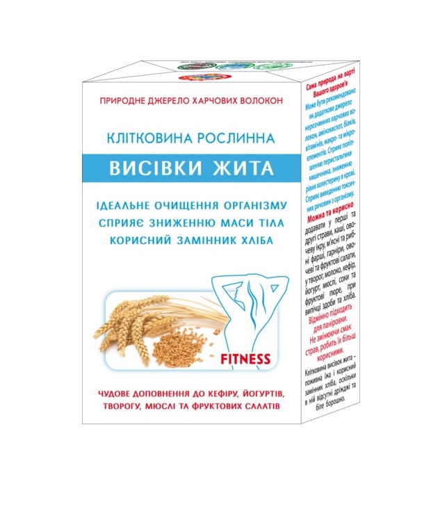 Клітковина рослинна із висівок Жита Агросільпром 160 г
