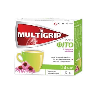 *Мультигрип фіто з ехінацеєю пор. саше №8