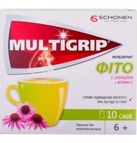*Мультигрип фіто з ехінацеєю пор. саше №10