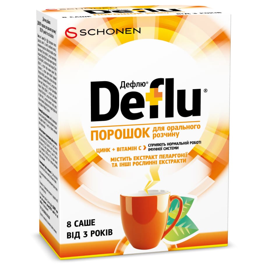 Дефлю порошок д/ор. р-ну саше №8