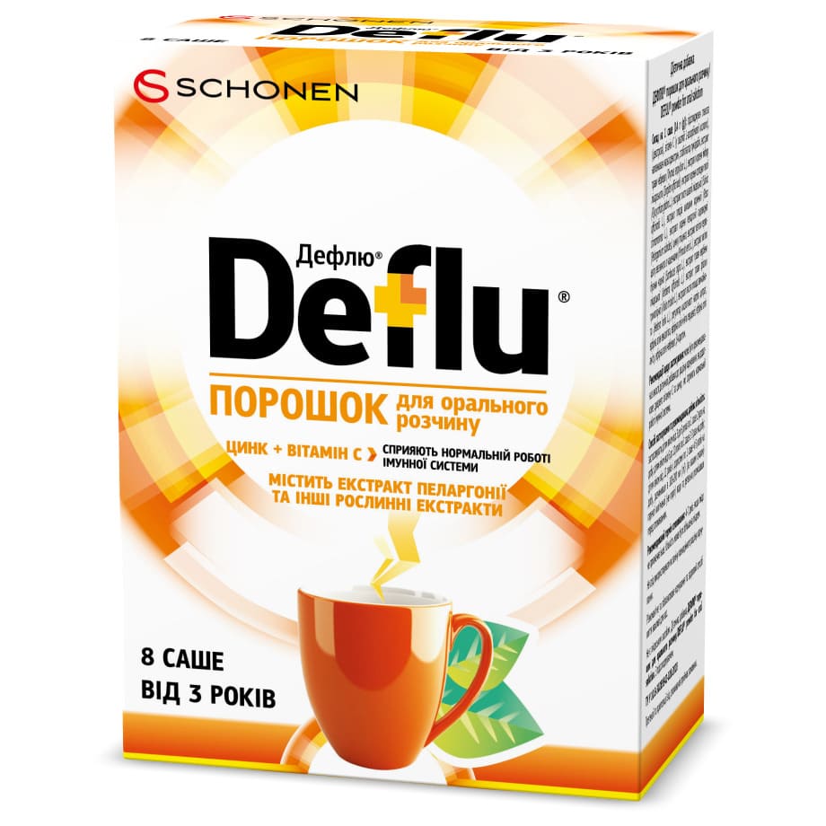 Дефлю порошок д/ор. р-ну саше №8