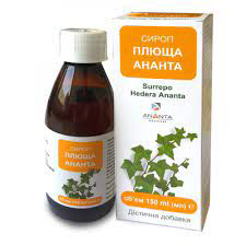 *Сироп Плюща Ананта флакон 150мл